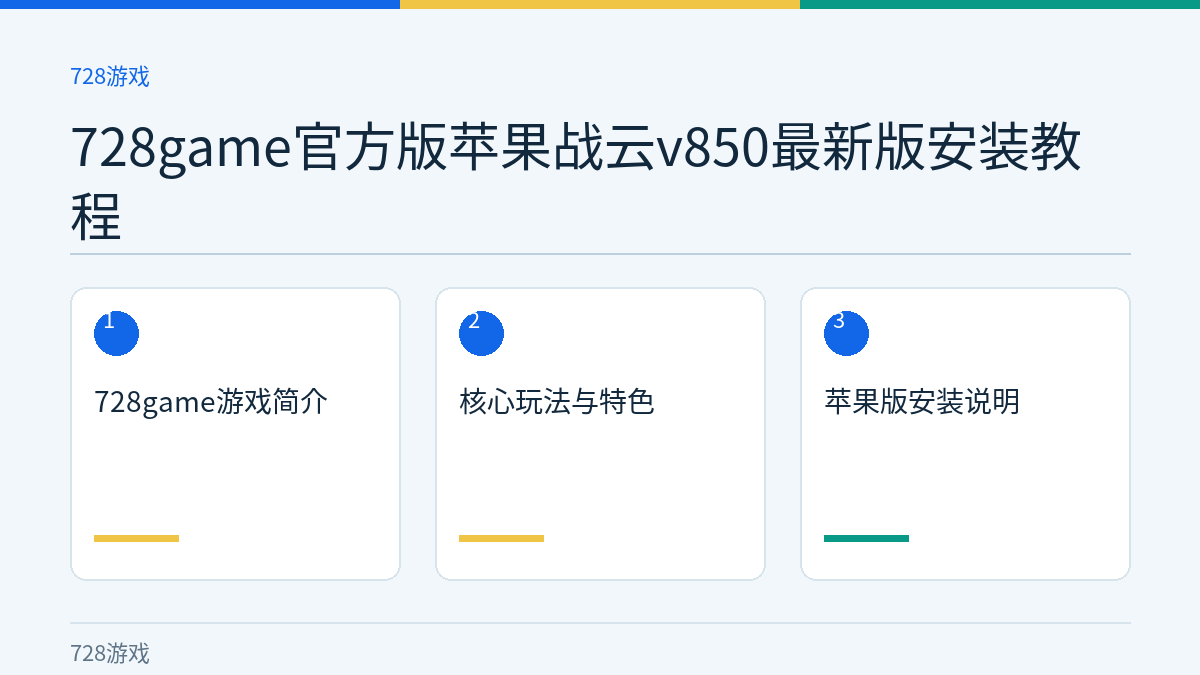 728game官方版苹果战云v850最新版安装教程文章内容示意图